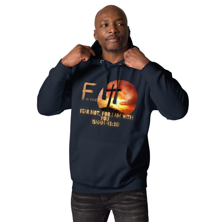 Clothed In Glory Alphabet Collection F Unisex Hoodie - ClothedInGloryApparel
