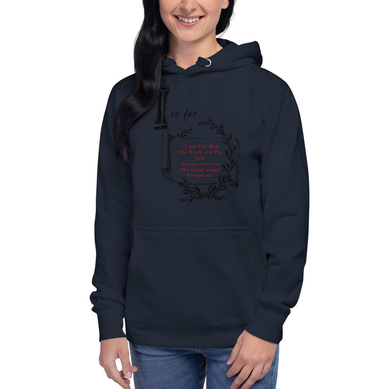 Clothed In Glory Alphabet Collection I Unisex Hoodie - ClothedInGloryApparel