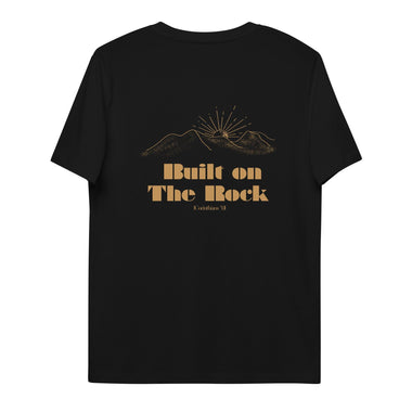 Clothed In Glory Built On The Rock Unisex Organic Cotton T-Shirt - ClothedInGloryApparel