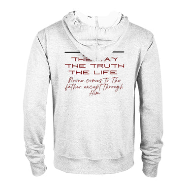 Clothed In Glory Jesus The Only Way Classic Unisex Zip Hoodie - ClothedInGloryApparel