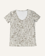 Clothed In Glory Signature Wear African Sun Women's V-Neck T-Shirt