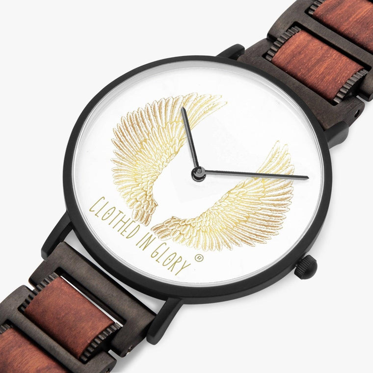 Clothed In Glory Wooden Strap Quartz Watch - Without Indicator - ClothedInGloryApparel