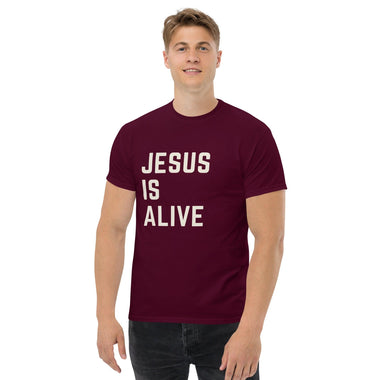 Jesus Is Alive Man Classic T-Shirt - ClothedInGloryApparel