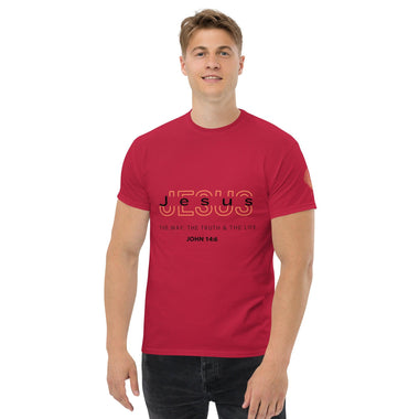 Jesus, The Way, The Truth, The Life Classic Man T-Shirt - ClothedInGloryApparel