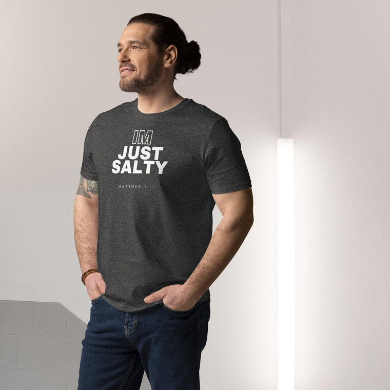 Salty Unisex Organic Cotton T-Shirt - ClothedInGloryApparel