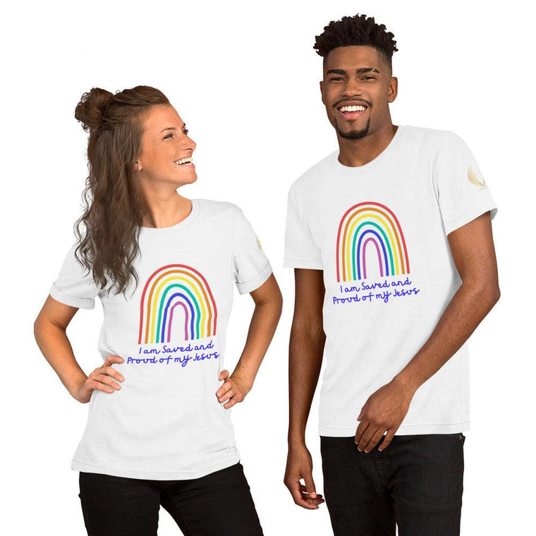 Saved and Proud Unisex T-Shirt - ClothedInGloryApparel