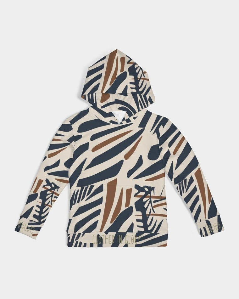Clothed In Glory African Print Kids Hoodie - ClothedInGloryApparel