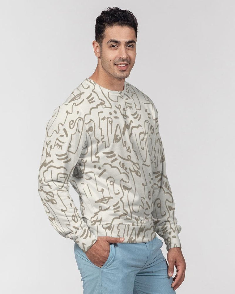 Clothed In Glory African Sun Men's Classic French Terry Crewneck Pullover - ClothedInGloryApparel