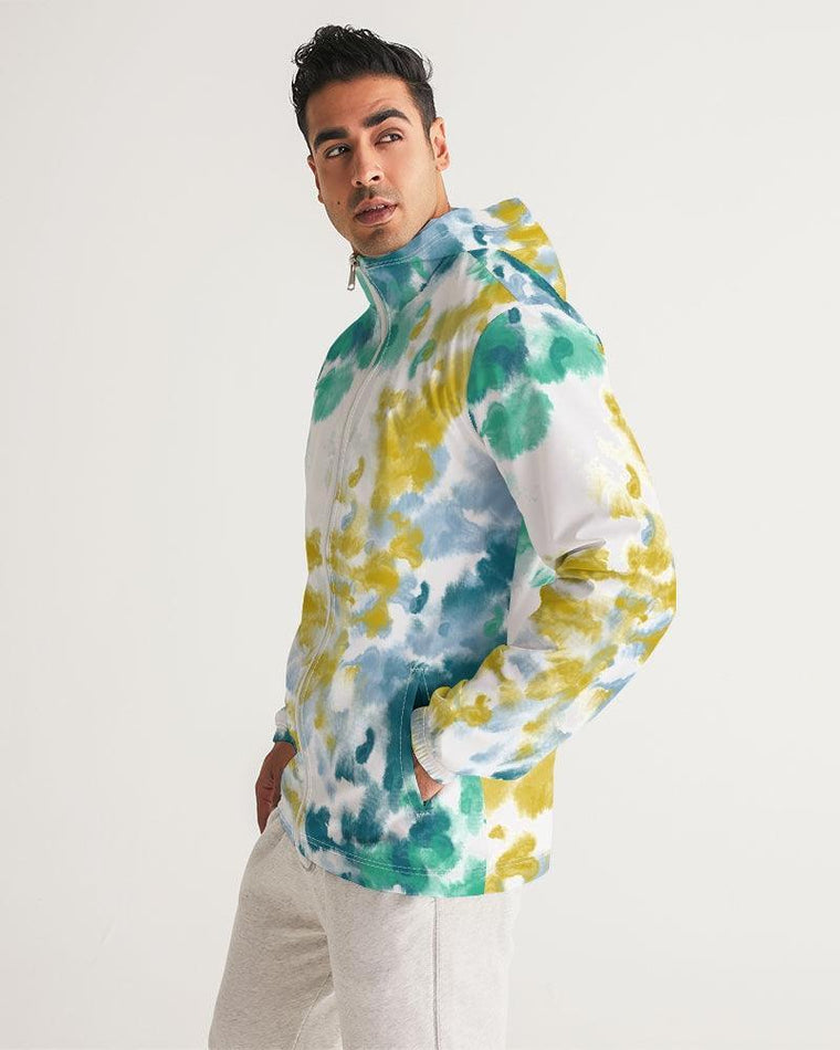Clothed In Glory Colourful Pop Art Men's Windbreaker - ClothedInGloryApparel