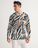 Clothed In Glory Signature Wear African Print Long Sleeve Man Sports Jersey - ClothedInGloryApparel