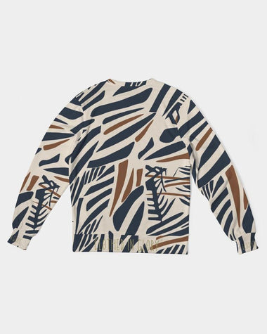 Clothed In Glory Signature Wear African Print Man Classic French Terry Crewneck Pullover Shirt - ClothedInGloryApparel