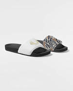 Clothed In Glory Signature Wear African Print Man Slide Sandal/Shoes - ClothedInGloryApparel