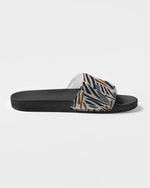 Clothed In Glory Signature Wear African Print Man Slide Sandal/Shoes - ClothedInGloryApparel