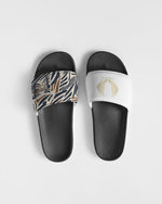 Clothed In Glory Signature Wear African Print Man Slide Sandal/Shoes - ClothedInGloryApparel