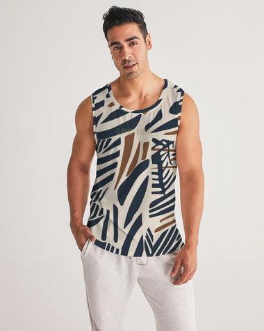 Clothed In Glory Signature Wear African Print Man Sports Tank - ClothedInGloryApparel