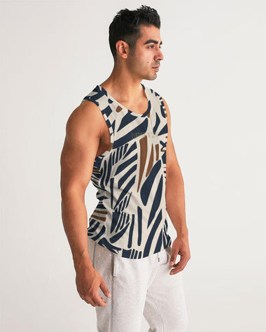 Clothed In Glory Signature Wear African Print Man Sports Tank - ClothedInGloryApparel