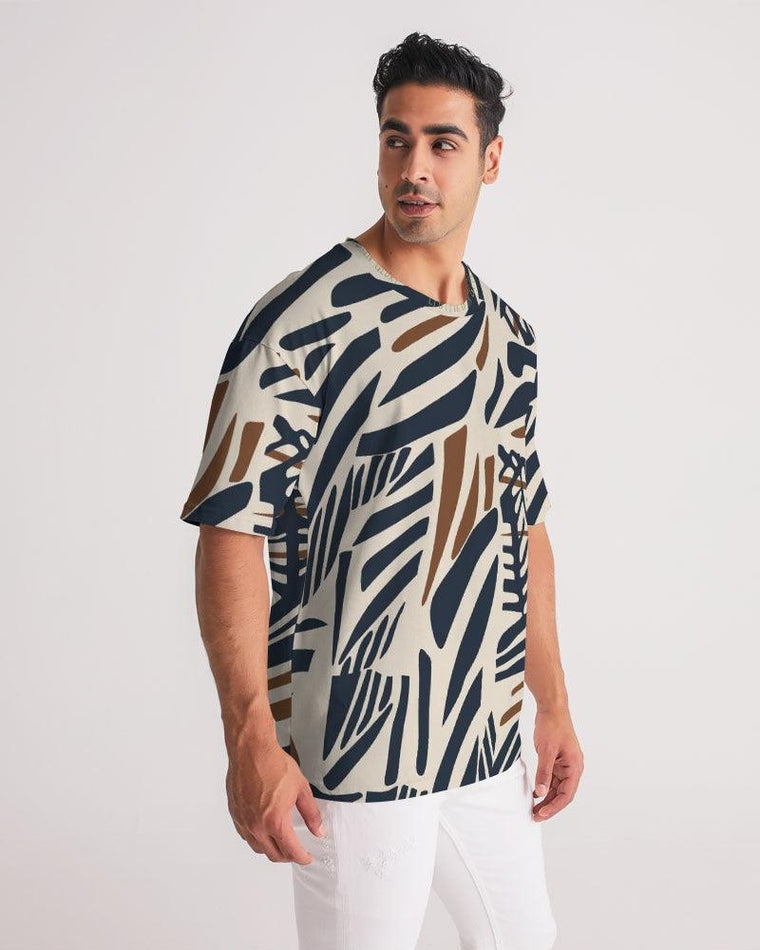 Clothed In Glory Signature Wear African Print Premium Heavyweight Man T-Shirt - ClothedInGloryApparel