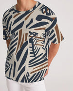 Clothed In Glory Signature Wear African Print Premium Heavyweight Man T-Shirt - ClothedInGloryApparel