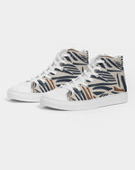 Clothed In Glory Signature Wear African Print Women's Hightop Canvas Shoes - ClothedInGloryApparel