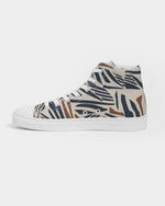 Clothed In Glory Signature Wear African Print Women's Hightop Canvas Shoes - ClothedInGloryApparel