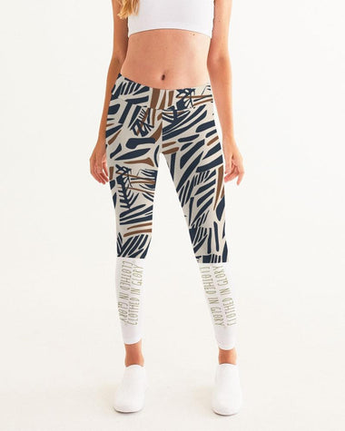 Clothed In Glory Signature Wear African Print Women's Yoga Pants - ClothedInGloryApparel