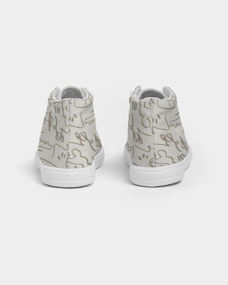 Clothed In Glory Signature Wear African Sun Kids Hightop Canvas Shoes - ClothedInGloryApparel