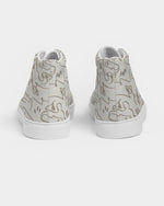 Clothed In Glory Signature Wear African Sun Women's Hightop Canvas Shoes - ClothedInGloryApparel