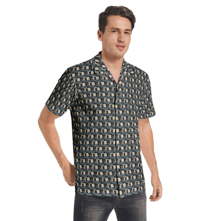 Clothed In Glory Signature Wear Checkered Man All-Over Print Short Sleeve Shirts - ClothedInGloryApparel