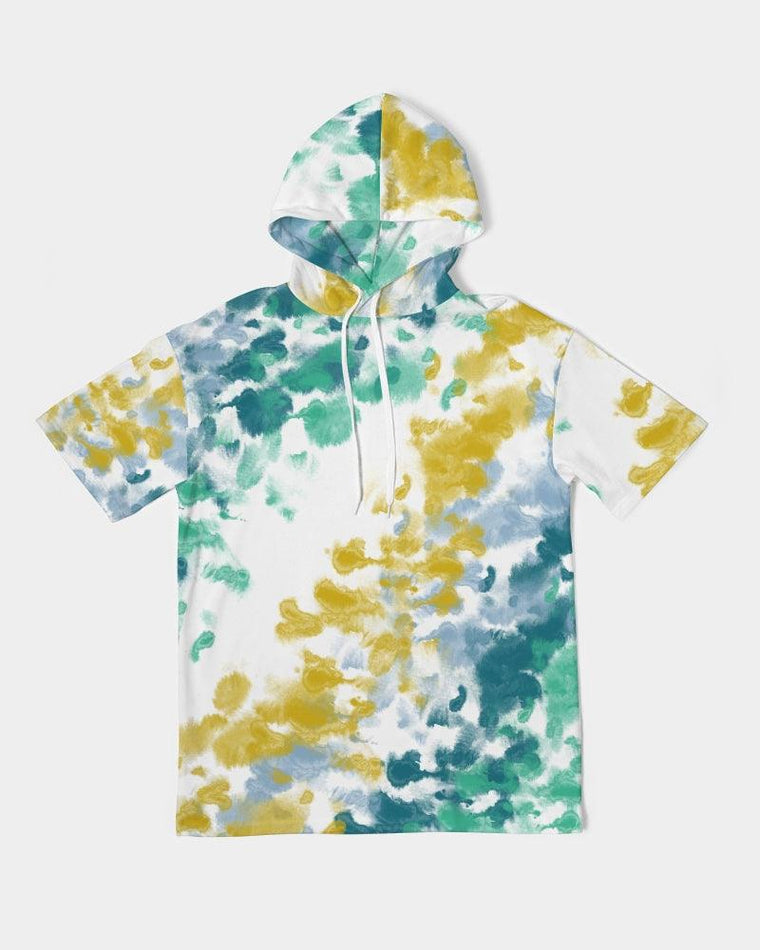 Clothed In Glory Signature Wear Colourful Pop Art Man Premium Heavyweight Short Sleeve Hoodie - ClothedInGloryApparel