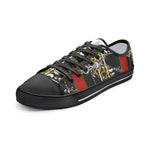 Clothed In Glory Signature Wear Milano Unisex Low Top Canvas Shoes - ClothedInGloryApparel