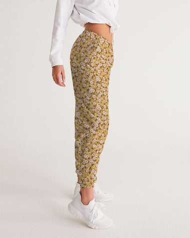 Clothed In Glory Small Flowers Women's Track Pants - ClothedInGloryApparel