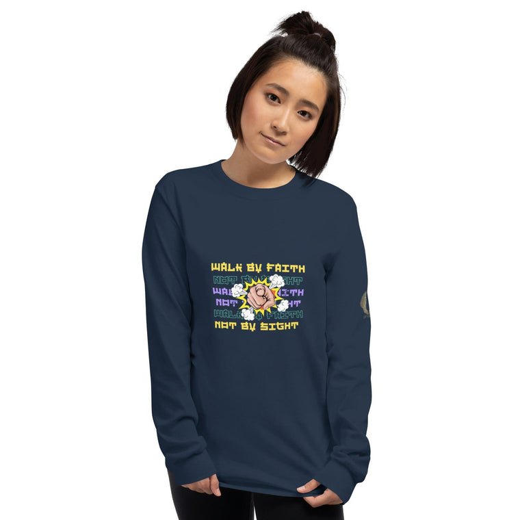 Walk By Faith Unisex Sweatshirt - ClothedInGloryApparel